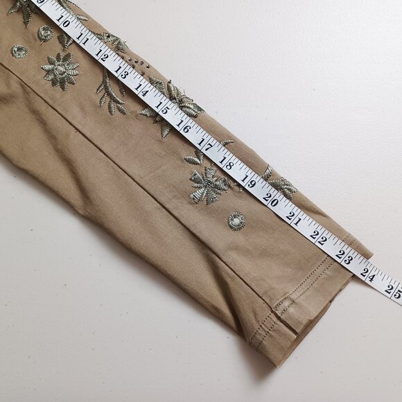 Votre Nom Jeans Beaded Embroidered Blazer Jacket - Picture 13 of 16